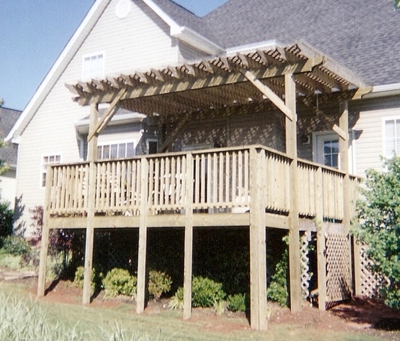 Arbor over Decks Make Great Shade