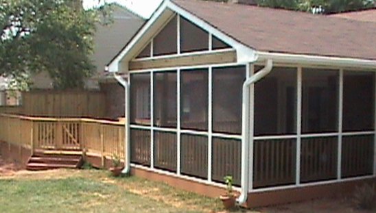 Composite Deck and Screen Porch