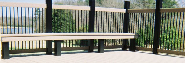 Composite Deck with Bench